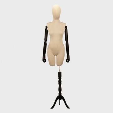 Tel Kafalı Pantolon Giyebilen Paçalı Bayan Terzi mankeni