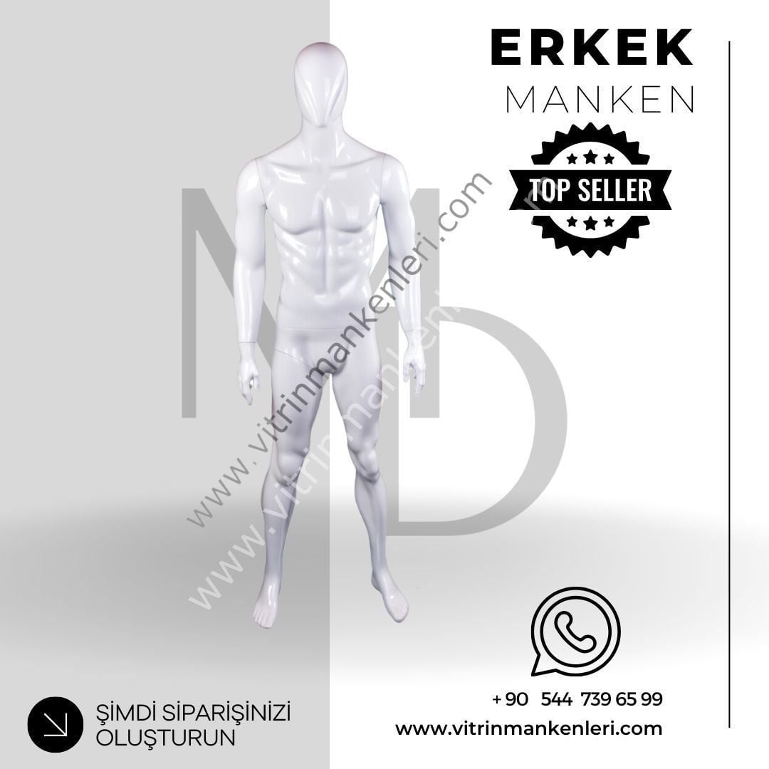 Erkek Ronaldo Duruş Vitrin Mankeni