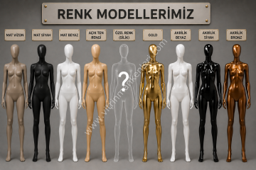 Polyester Vitrin  Bayan Boy Mankeni