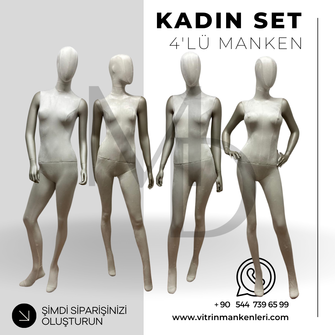 Kadın Set  4'lü Manken
