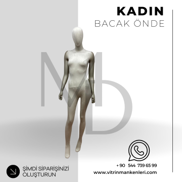 Kumaş Kaplamalı Bayan Boy Mankeni