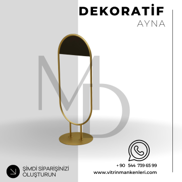 Dekoratif  Oval Ayna