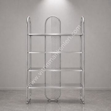 DEKORATİF KİTAPLIK KROM KAPLAMA