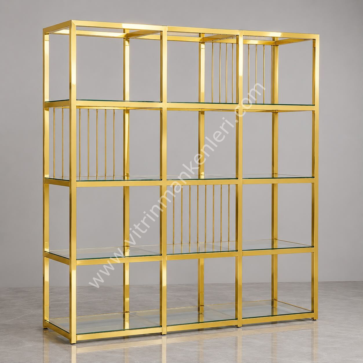 DEKORATİF KİTAPLIK GOLD KAPLAMA