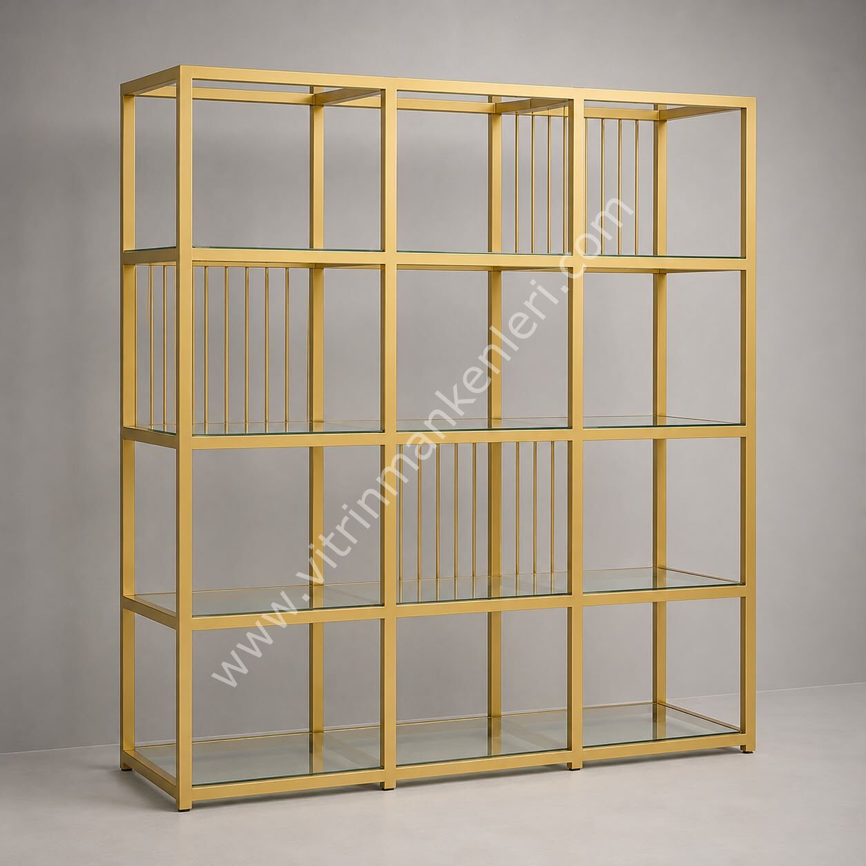 DEKORATİF KİTAPLIK GOLD STATİK BOYA