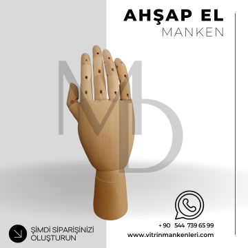 Ahşap El Manken