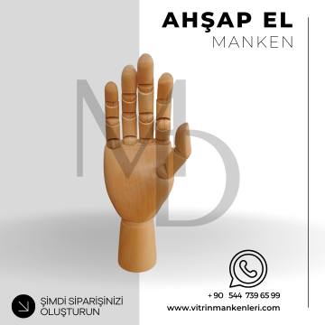 Ahşap El Manken