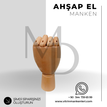 Ahşap El Manken