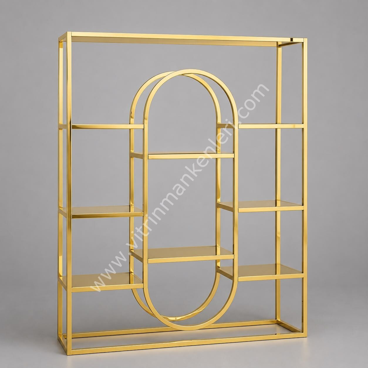 OVAL RAFLI STAND GOLD KAPLAMA