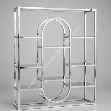 OVAL RAFLI STAND KROM KAPLAMA