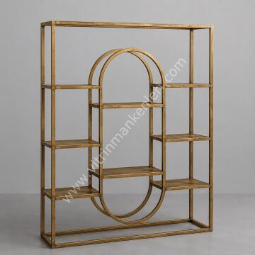 OVAL RAFLI STAND GOLD ESKİTME