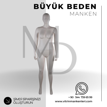40-42 Beden Kadın Düz Duruş Boy Mankeni