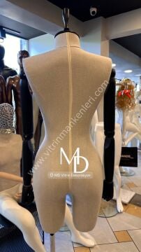 MD Vitrin Dekorasyon Pantolon Giyebilen Ahşap Kollu Terzi Mankeni Vitrin Mankeni