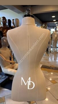 md Vitrin Amaçlı 38 Beden Terzi Mankeni Vitrin Mankeni Cansız Manken (iğne Batmaz)