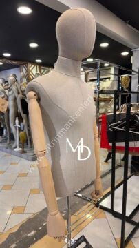 MD Vİtrin Dekorasyon 48 Beden Erkek Büst TERZİ MANKENİ VİTRİN MANKENİ