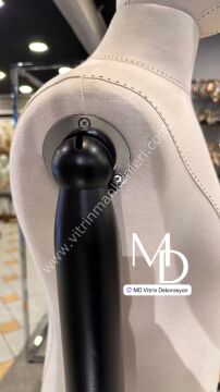 MD Vİtrin Dekorasyon 48 Beden Ahşap Kollu Erkek Büst TERZİ MANKENİ