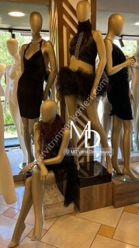 4''lü SET SOFT BAYAN POLYESTER VİTRİN MANKENLERİ