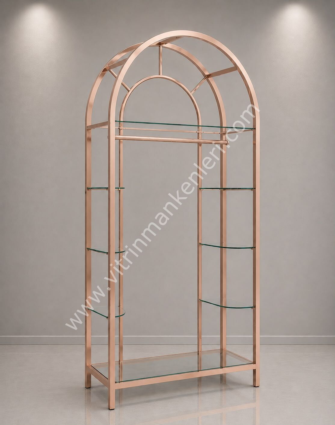ÜRÜN SERGİLEME RAFI VE ÜRÜN TEŞHİR STANDI ROSE GOLD
