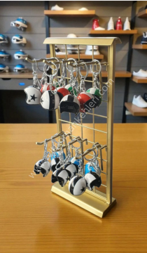 MASA ÜSTÜ ÜRÜN STANDI ve 6 ADET 10 CM KANCA