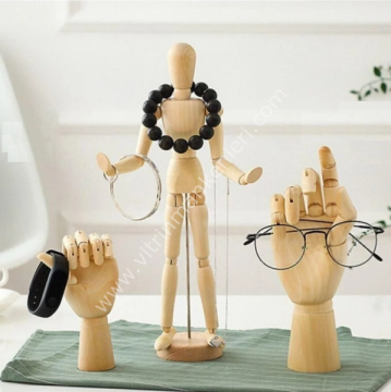 Manken Ahşap El 24cm