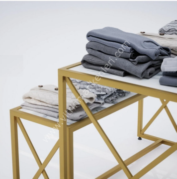 Dekoratif Mağaza Katlama Çapraz Stand