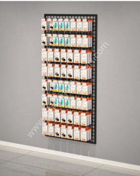 90x190 Siyah,duvara Monte Tel Pano, Sık Telli Aksesuar Bijuteri Panosu