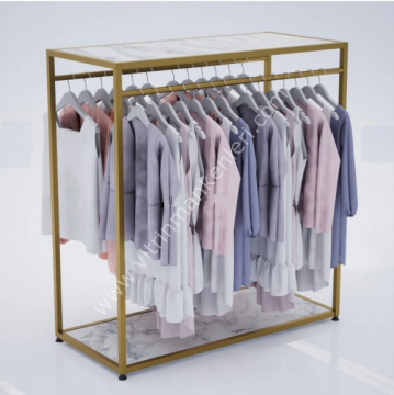 Butik Çiftli Askılık Mağaza Standı Askılık