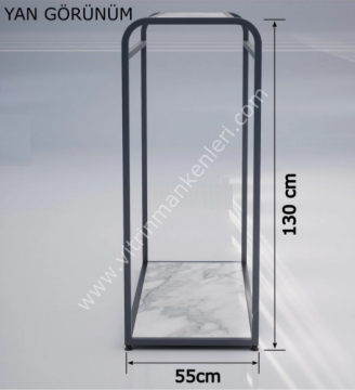 OVAL BÜKÜMLÜ ÇİFTLİ ASKILIK STANDI