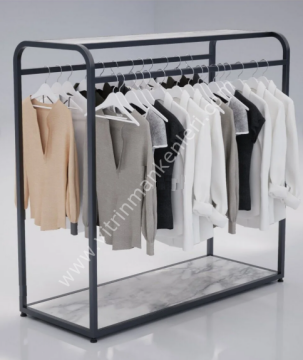 OVAL BÜKÜMLÜ ÇİFTLİ ASKILIK STANDI