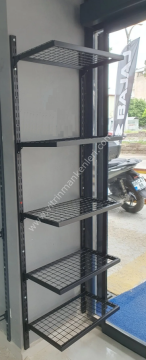 DUVARA MONTE GEÇMELİ RAF 5 RAFLI TEL RAF 30x90x200 cm