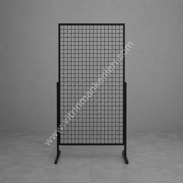 60*150 CM Tekerlekli Pano Stant , Aksesuar Standı, Duvar Panosu, Çok Amaçlı Stant