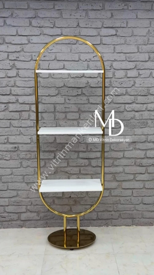 GOLD KAPLAMA DAYANIKLI AKSESUAR STANDI