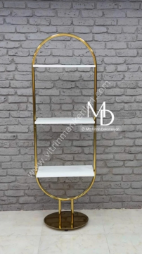 GOLD KAPLAMA DAYANIKLI AKSESUAR STANDI