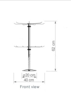 Masaüstü Çift Katlı Tesbih ve Bileklik Stantı
