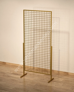 AYAKLI TEL PANO, SIK TELLİ AKSESUAR PANOSU 90*190 GOLD