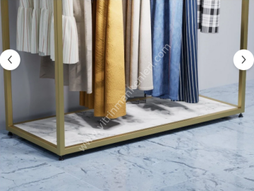 Dekoratif Butik Mağaza Düz Tekli Elbise Askılık