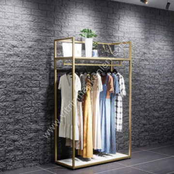 Dekoratif Butik Mağaza Düz Tekli Elbise Askılık