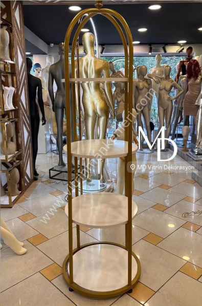 GOLD BOYA DAYANIKLI AKSESUAR STANDI