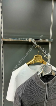 6 Adet 20x30 Kare Traverse Geçme Eğimli Baston Raf Dekoratif Baston(PİMLİ)