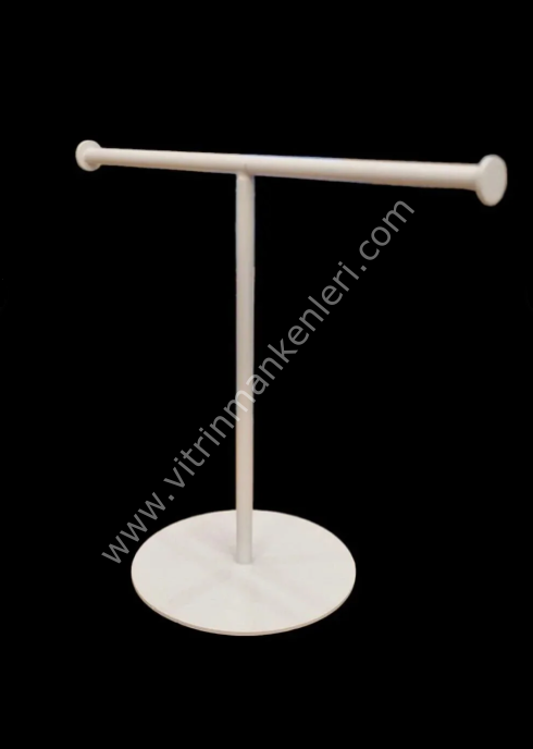 Metal T kolye askısı Takı Düzenleyici Takı Askısı Takı Standı TeSbih Askısı Bileklik Askısı