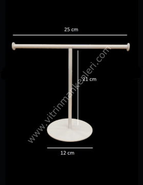 Metal T kolye askısı Takı Düzenleyici Takı Askısı Takı Standı TeSbih Askısı Bileklik Askısı