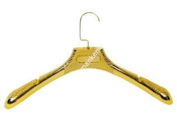 Metalize Bay Gold Ceket Askısı (10 Adet)
