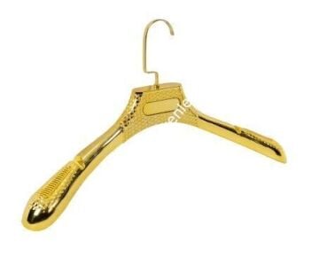 Metalize Bay Gold Ceket Askısı (10 Adet)