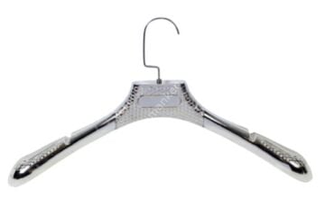 Metalize Bay Krom Ceket Askısı (10 Adet)