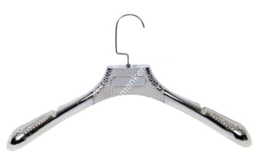 Metalize Bay Krom Ceket Askısı (100 Adet)