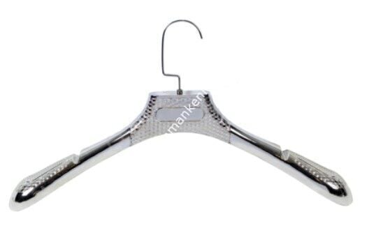 Metalize Bayan Krom Ceket Askısı (100 Adet)