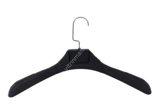 Softaş Siyah Erkek Ceket Askısı (10 Adet)