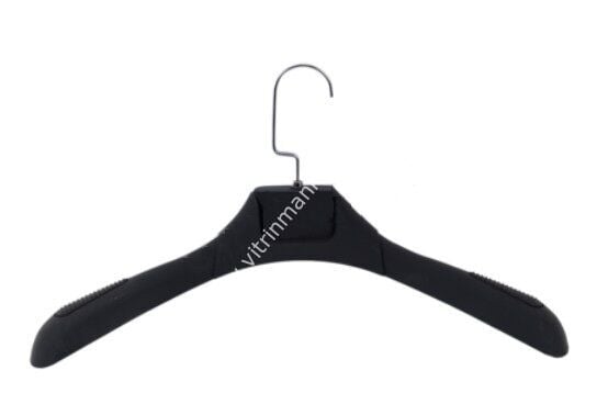 Softaş Siyah Erkek Ceket Askısı (100 Adet)