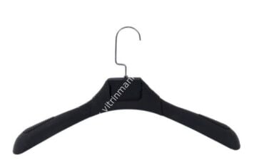 Softaş Siyah Erkek Ceket Askısı (100 Adet)