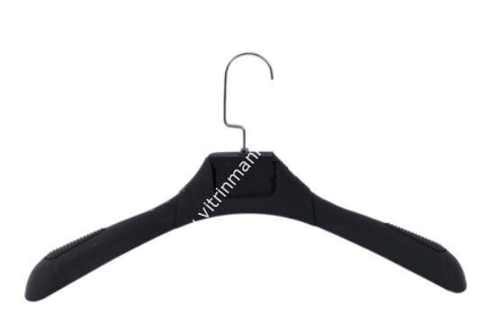 Softaş Siyah Bayan Ceket Askısı (100 Adet)